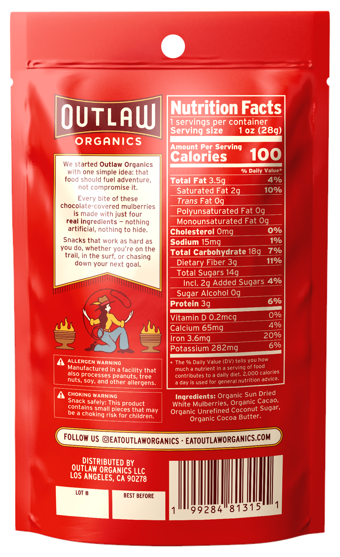 Dark Chocolate Covered Mulberries